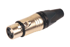 Xline Cables RCON XLR F 17 Разъем XLR-F Разъем XLR-Мама кабельный никель 3pin  Цвет: хром 
