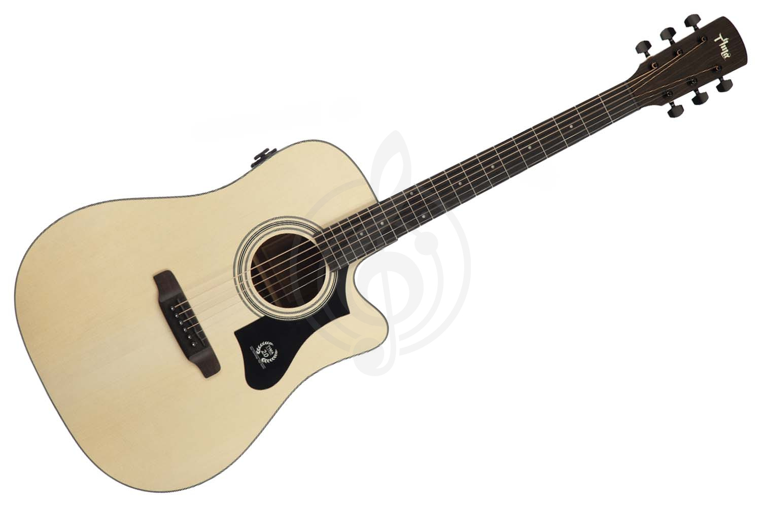 Tyma TD-1C TE трансакустическая гитара в комплекте с чехлом
