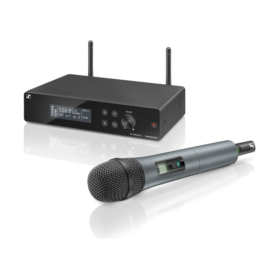 SENNHEISER XSW 2-835-B - вокальная радиосистема с динамическим микрофоном E835 (614-638МГц)
