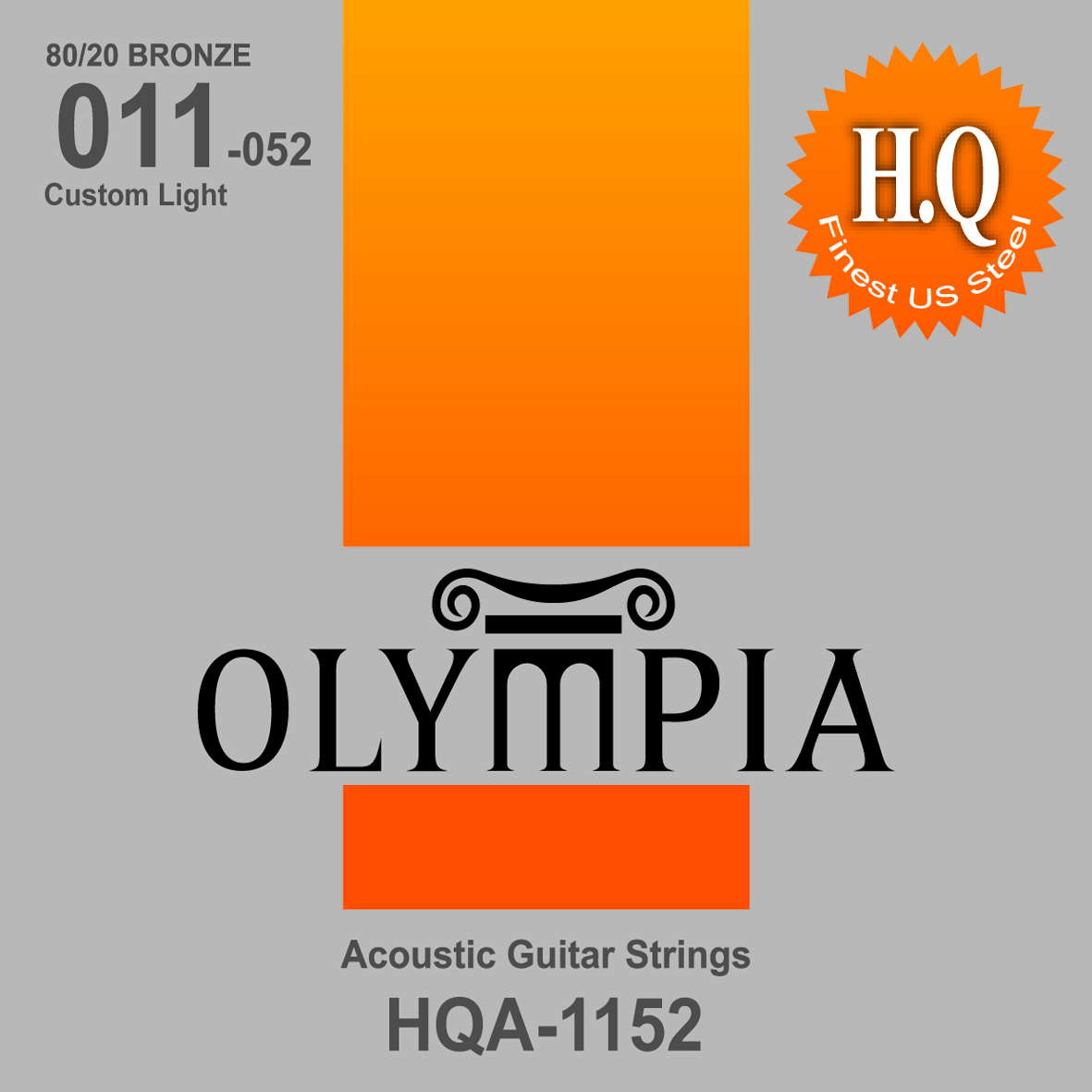 Olympia HQA1152 Струны для акустической гитары 11-52