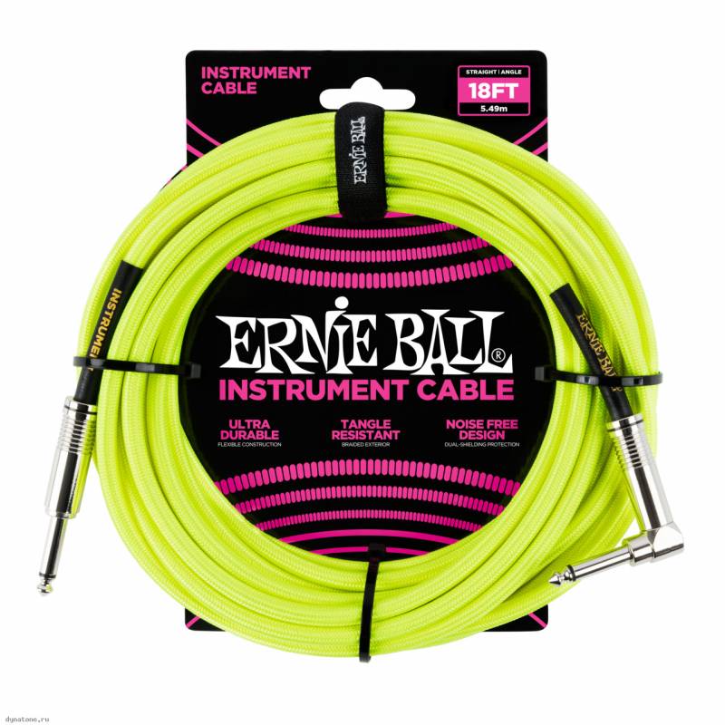 ERNIE BALL 6085 Инструментальный кабель 5.49m