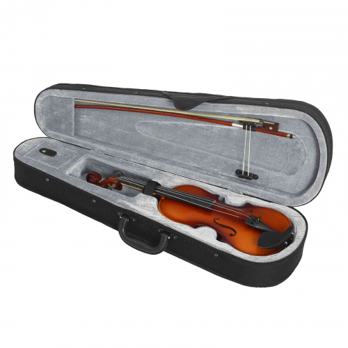 Brahner BV-300 3/4 скрипка в комплекте с кейсом, смычком и подбородником