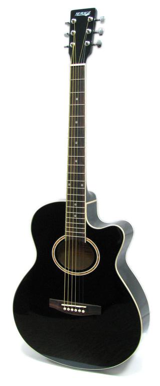 HOMAGE LF-401C-B Фольковая гитара с вырезом