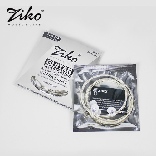 Ziko DUS-010 комплект струн для акустической гитары.
