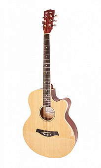 Caraya F521-N Акустическая гитара, с вырезом, цвет натуральный,
