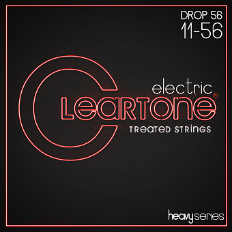 Cleartone 9456 Heavy Series Комплект струн для электрогитары, никелированные, с покрытием, 11-56
