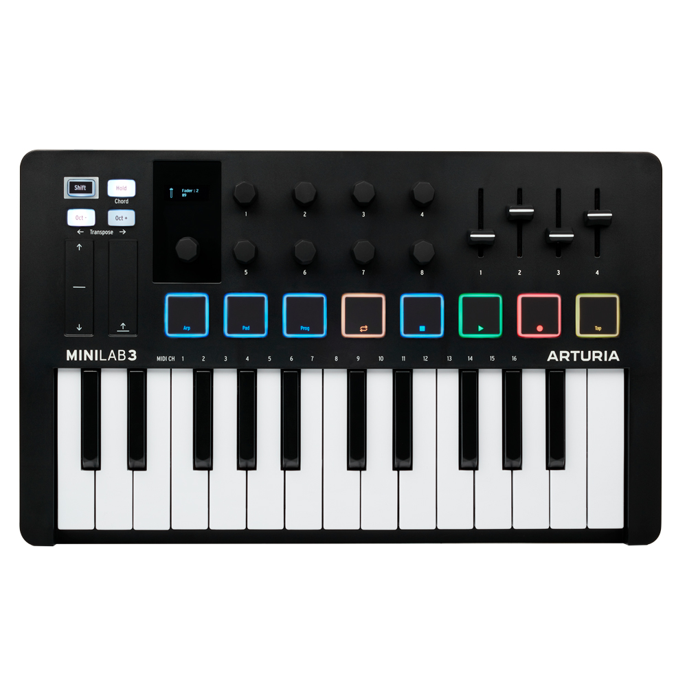 ARTURIA MiniLab 3 Black Edition MIDI-клавиатура