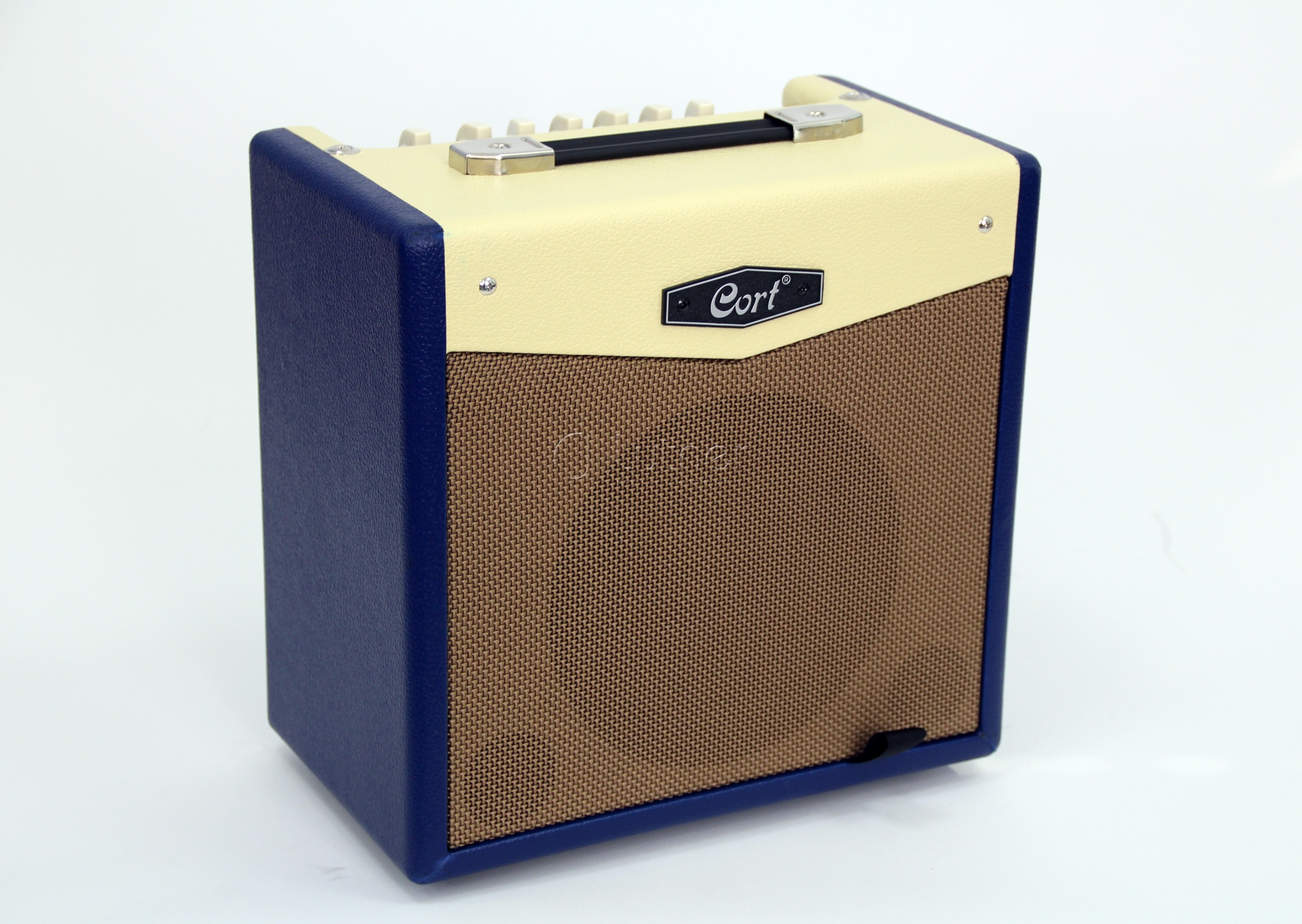 Cort CM15R-EU-DB CM Series Гитарный комбоусилитель, синий, 15Вт