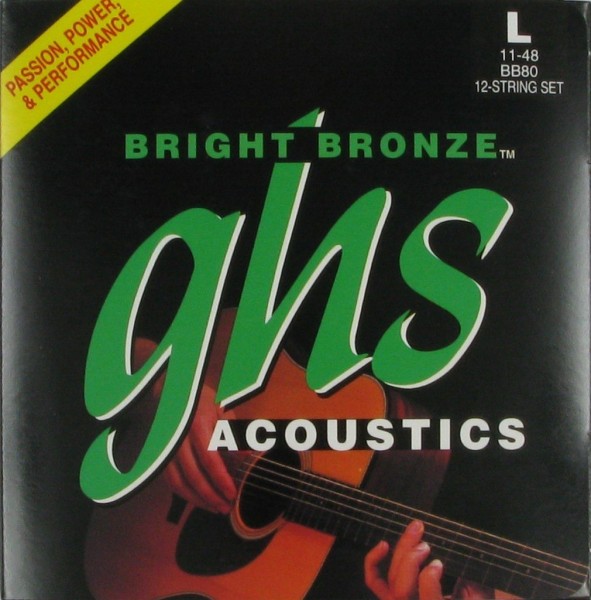 GHS BB80 Струны для 12-ти струнной акустической гитары