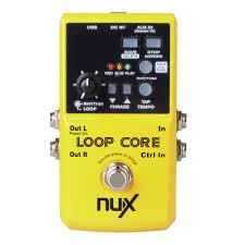 NU-X LOOP CORE - педаль эффектов. До 6 часов записи.Запись моно и стерео, 40 барабанных паттернов с 