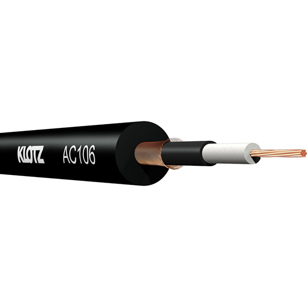 Klotz AC106SW.100 Кабель инструментальный 0,22мм2, небалансный, черный