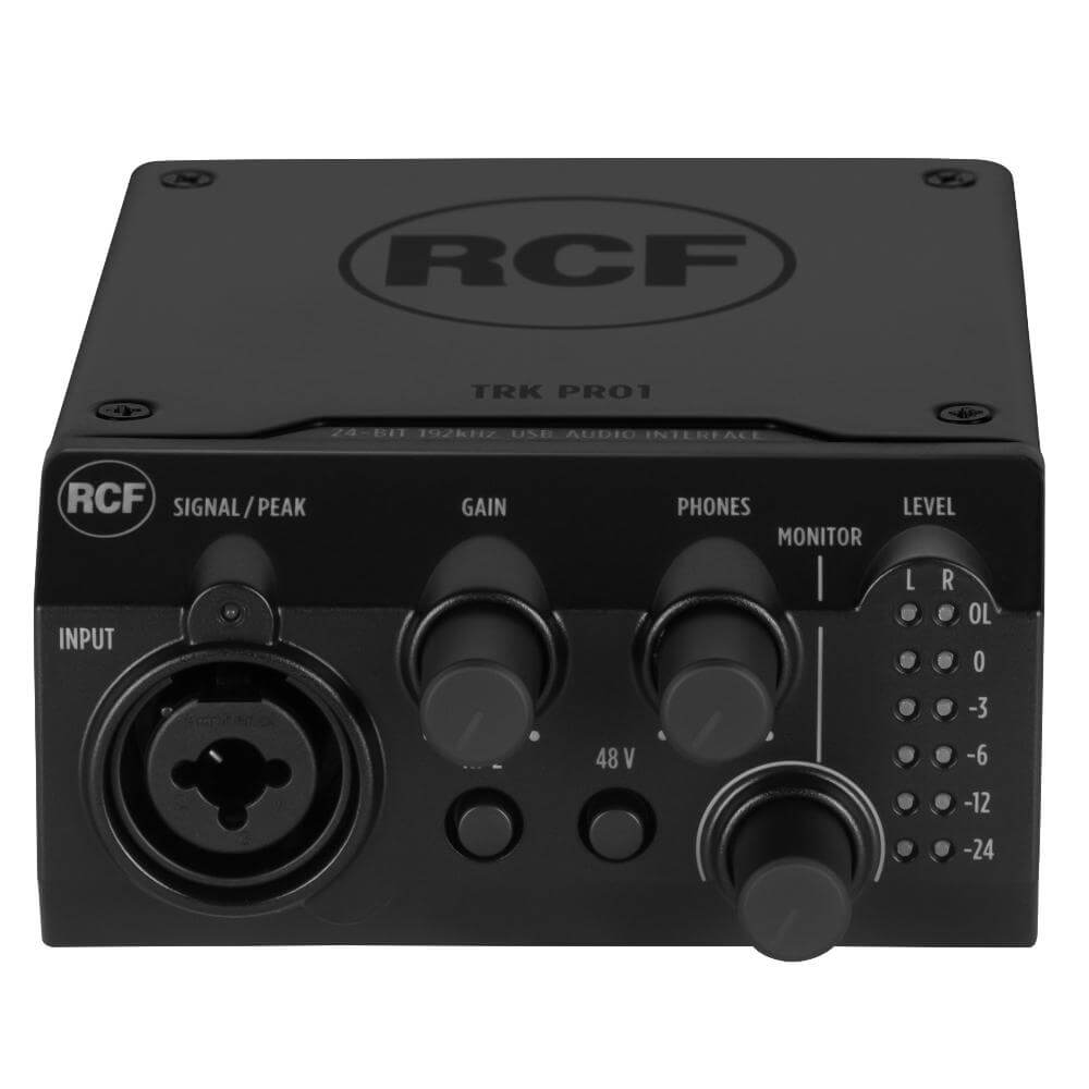 RCF TRK PRO1 - 1x2-х канальный USB-аудиоинтерфейс
