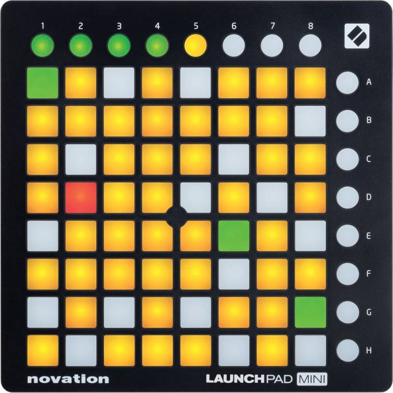 NOVATION Launchpad Mini MK2 контроллер для Ableton Live, 64 полноцветных пэда, питание по USB