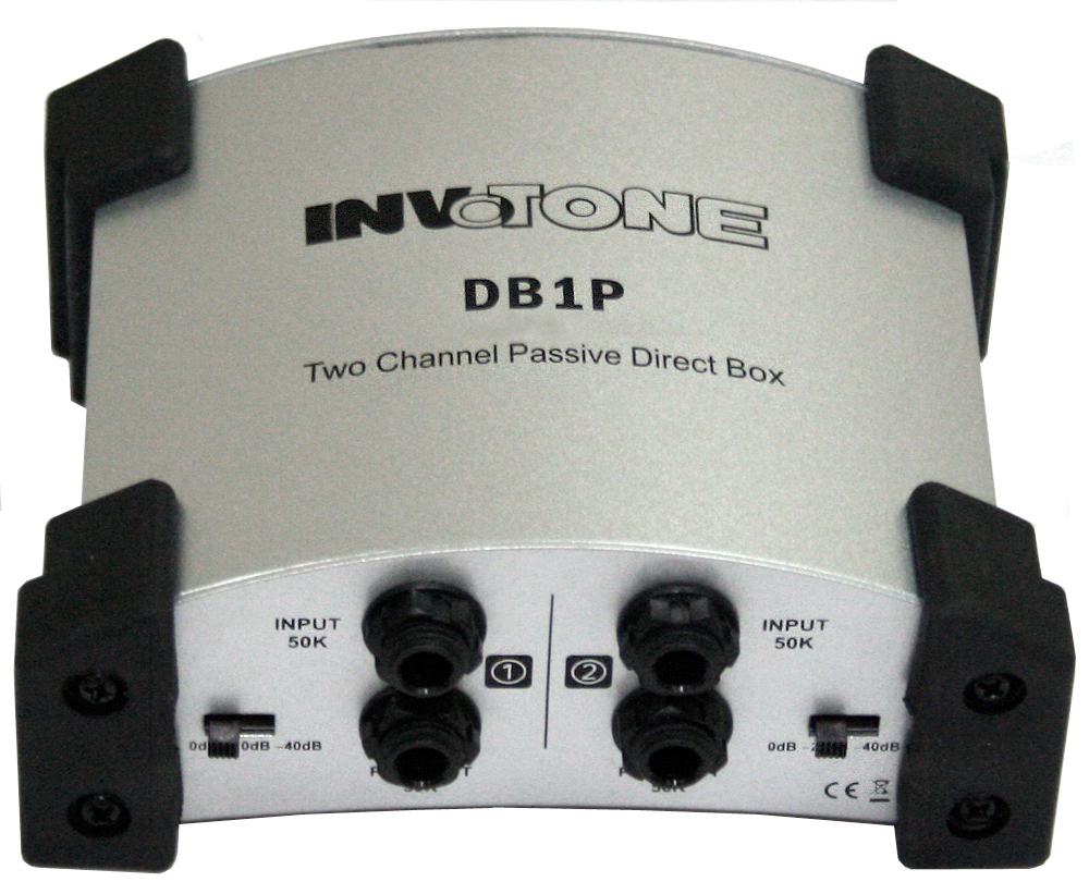 INVOTONE DB1P - пассивный двухканальный директ бокс, цвет серебристый