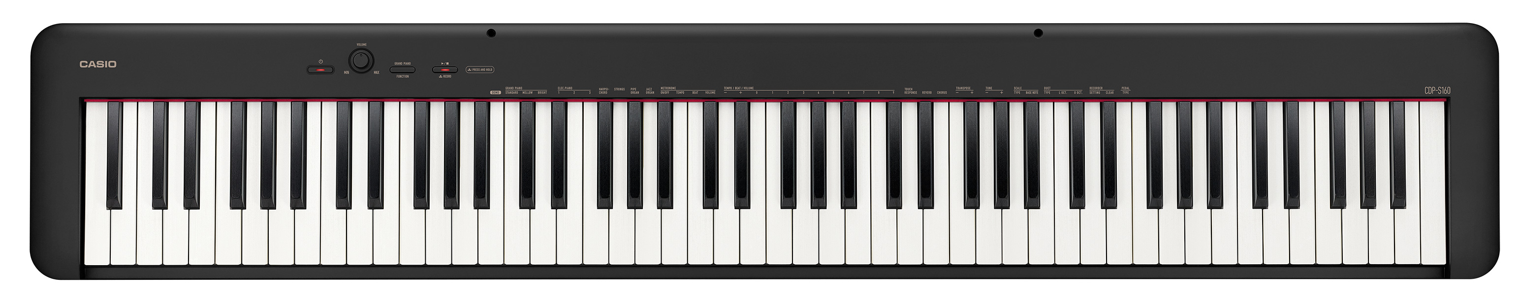 CASIO CDP-S160BK Цифровое пианино, 88 клавиш 