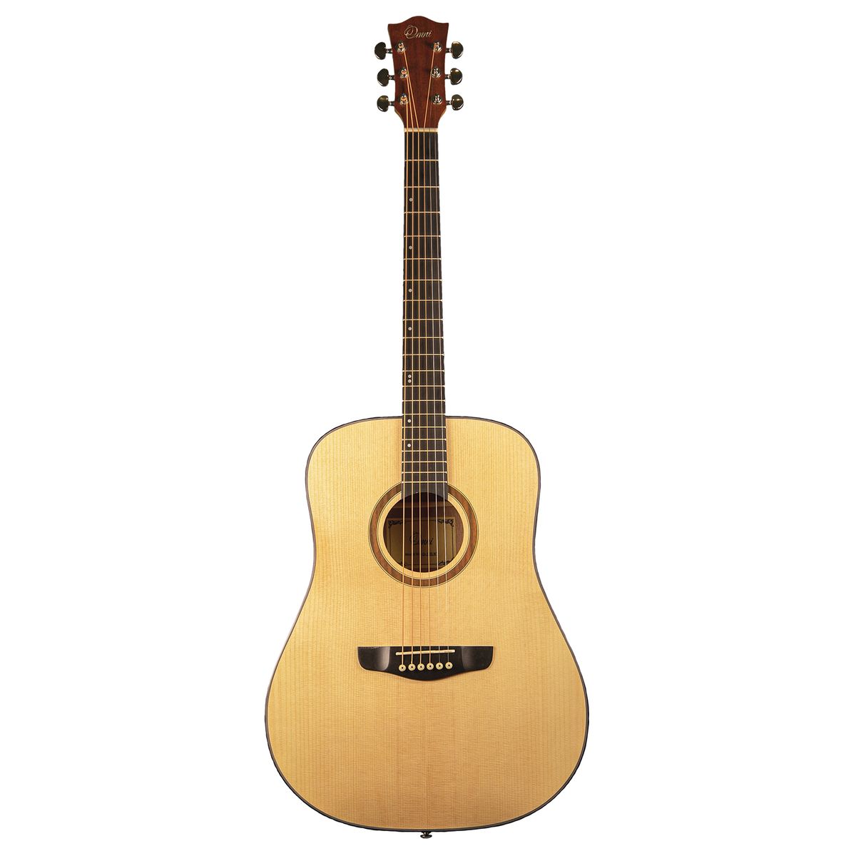 Omni D-120 NT акустическая гитара, дредноут, цвет натуральный