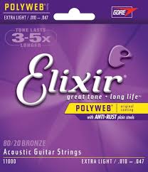 Elixir 11000 PolyWeb  струны для акустич. гитары E