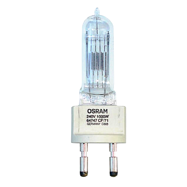 Osram 64747 230V/1000W FKJ G-22 CP-71 лампа галогеновая, срок службы 200 часов