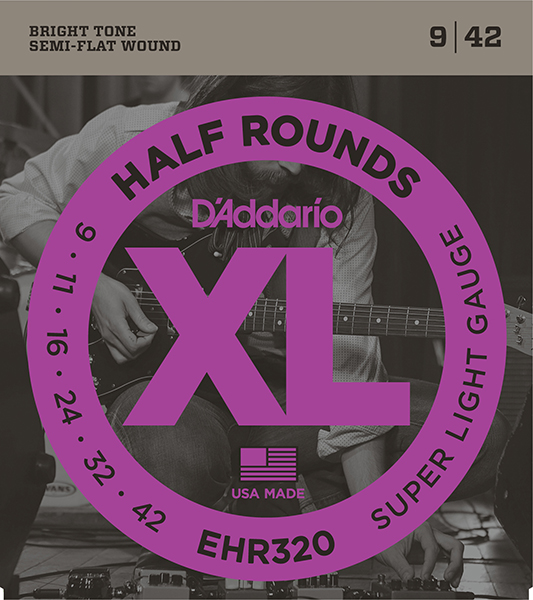 D`ADDARIO EHR320 Half Round Комплект струн для электрогитары
