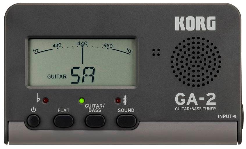 KORG GA-2 цифровой тюнер для гитары/бас-гитары.