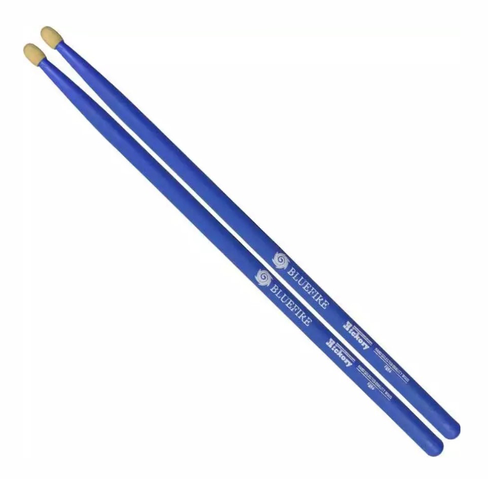 HUN 10104004 Colored Series Bluefire 5A Барабанные палочки, орех гикори, синие
