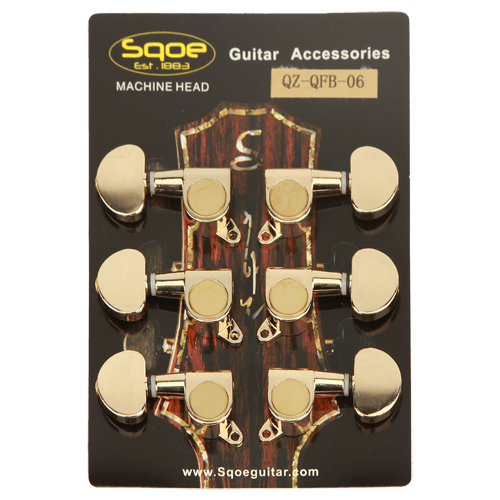 SQOE QZ-QFB-06 комплект колковой механики для акустической гитары