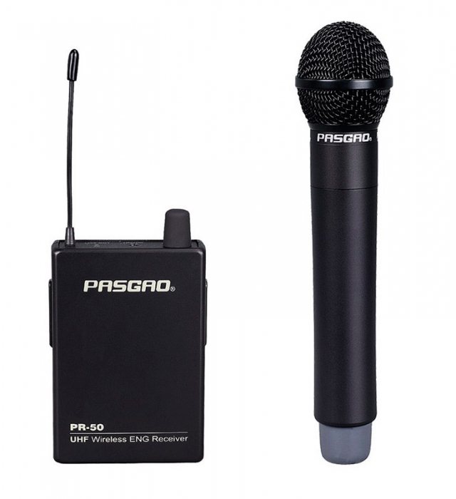 Pasgao PR50R+PAH315 накамерная радиосистема с ручным микрофоном