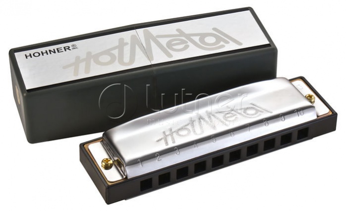 HOHNER Hot Metal C (M57201X) - губная гармоника - корпус пластик ABS, крышки из нержавеющей стали