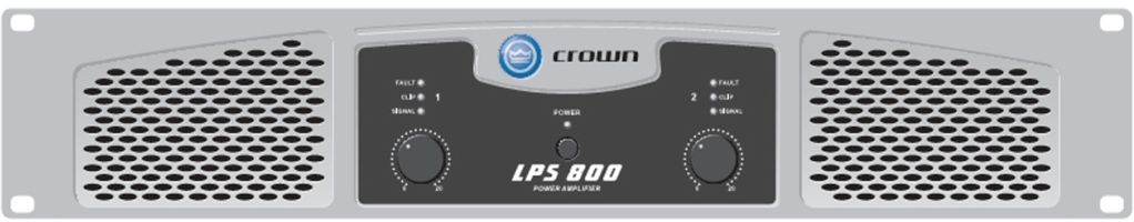 Crown LPS 800 усилитель Cтерео: 300 Вт\ 4Ом, 150Вт