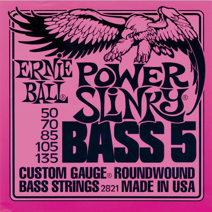 Ernie Ball 2821 Комплект струн для 5-струнной бас-гитары 