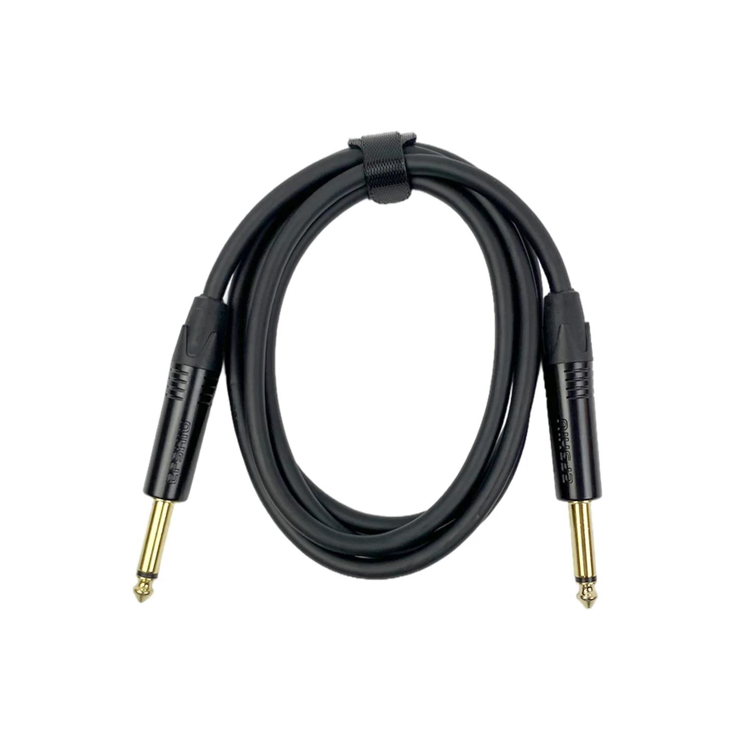 E-SHINE ES-8602 - аудиокабель 6,35 мм моноджек папа - 6,35 мм моноджек папа, 1,5 м