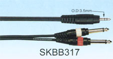 SOUNDKING BB317 4.5m (15ft)  шнур мини джек ст. -