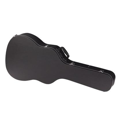 Rockcase RC10609 B/ SB фигурный кейс для акустической гитары, деревянная основа, черный tolex
