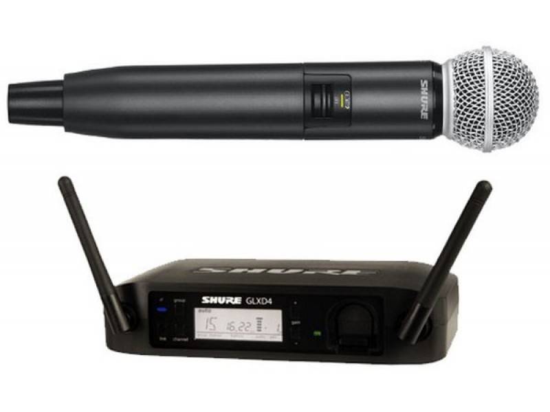 SHURE GLXD24E/SM58 Z2 2.4 GHz цифровая вокальная радиосистема