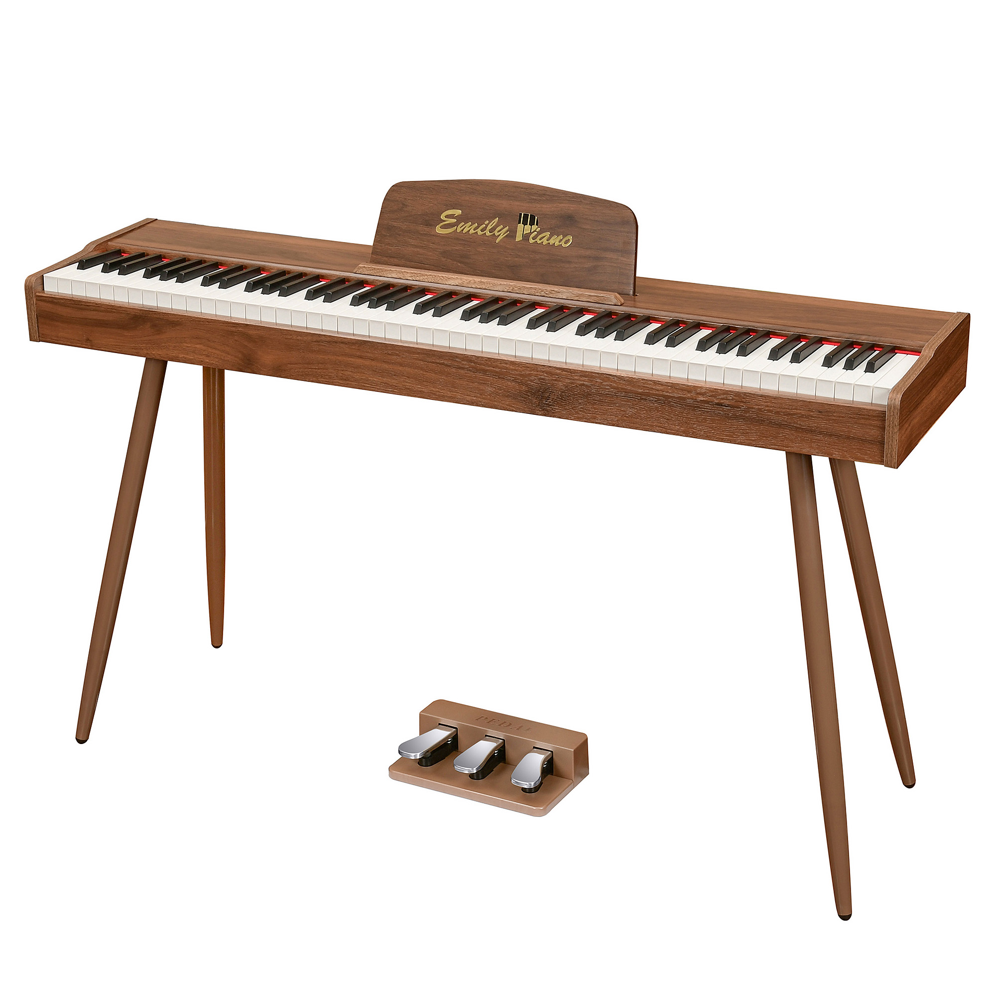 EMILY PIANO D-47 Walnut - цифровое фортепиано, орех матовое