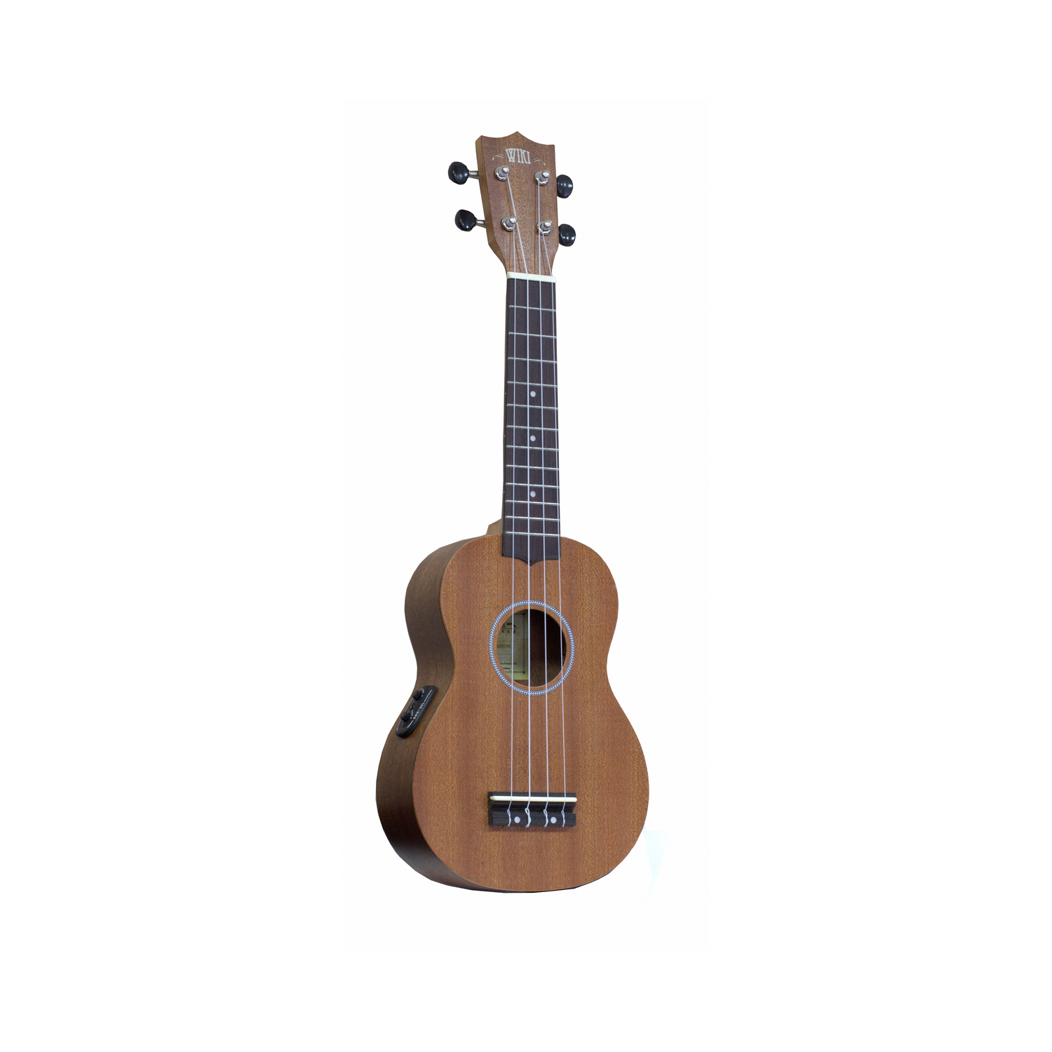 WIKI UK20SE - гитара укулеле сопрано с подключением, красное дерево,цвет натуральный