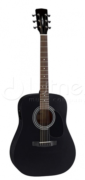 Parkwood W81E-BKS Электро-акустическая гитара, черная