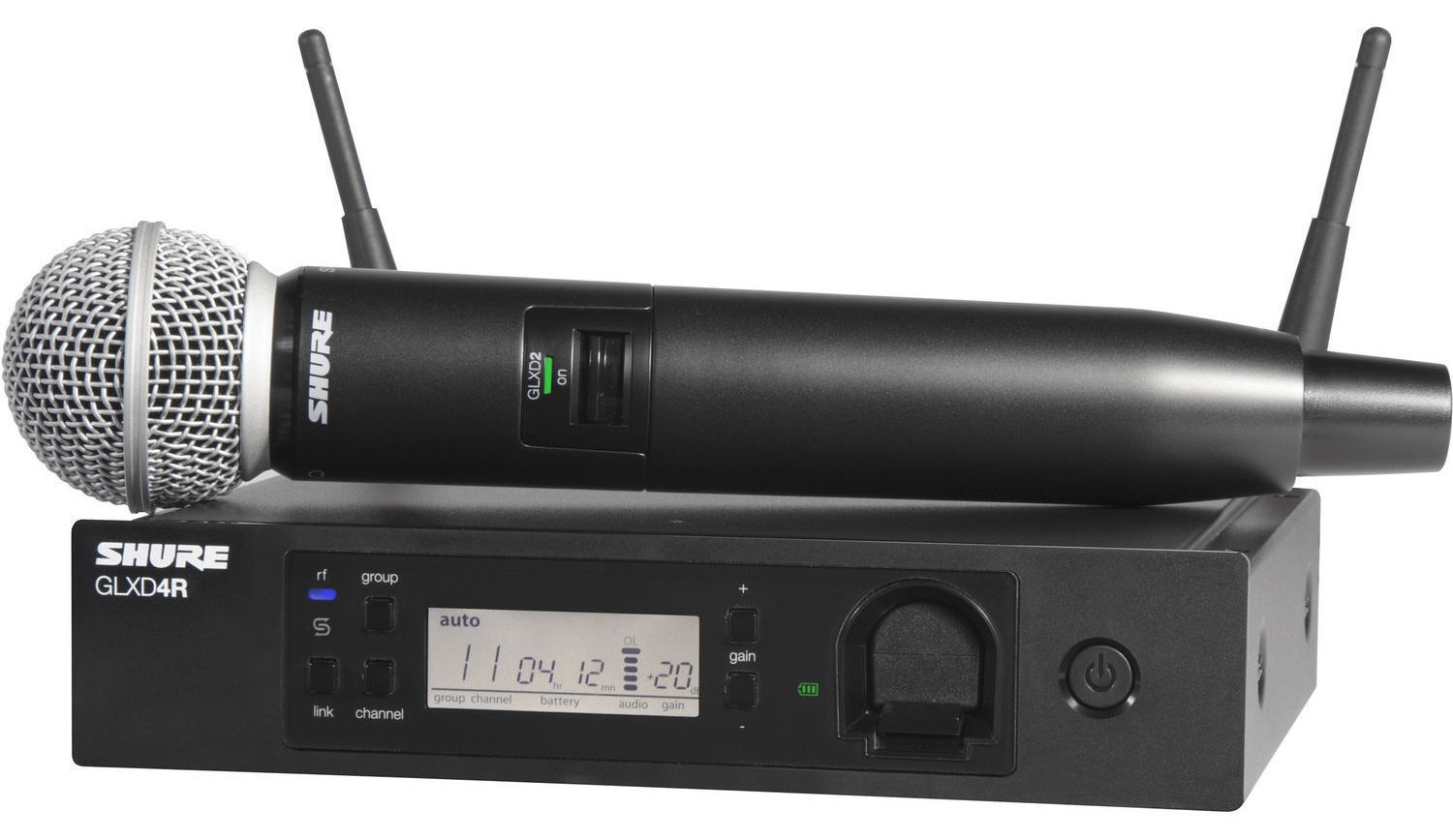 SHURE GLXD24RE/SM58 Z2 2.4 GHz рэковая цифровая радиосистема