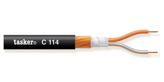 Tasker C 114-BLACK кабель микрофонный симм. 2х0,25