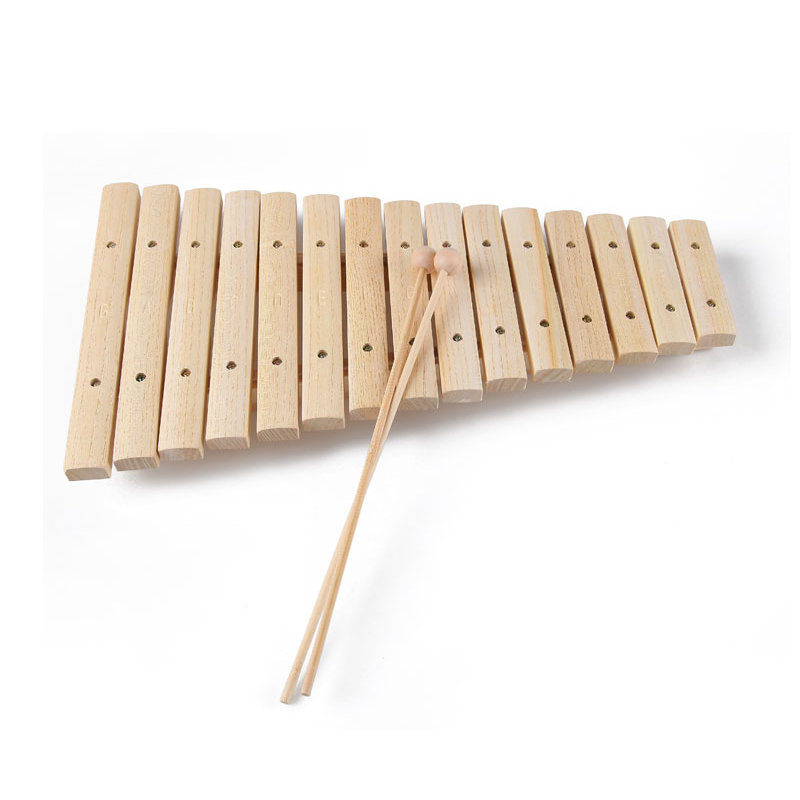 BRAHNER XL-15A Ксилофон диатонический, 15 нот, деревянные пластины, детский