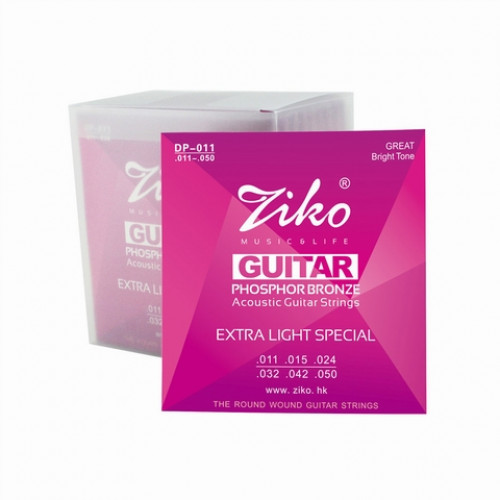 Ziko DP-011 комплект струн для акустической гитары