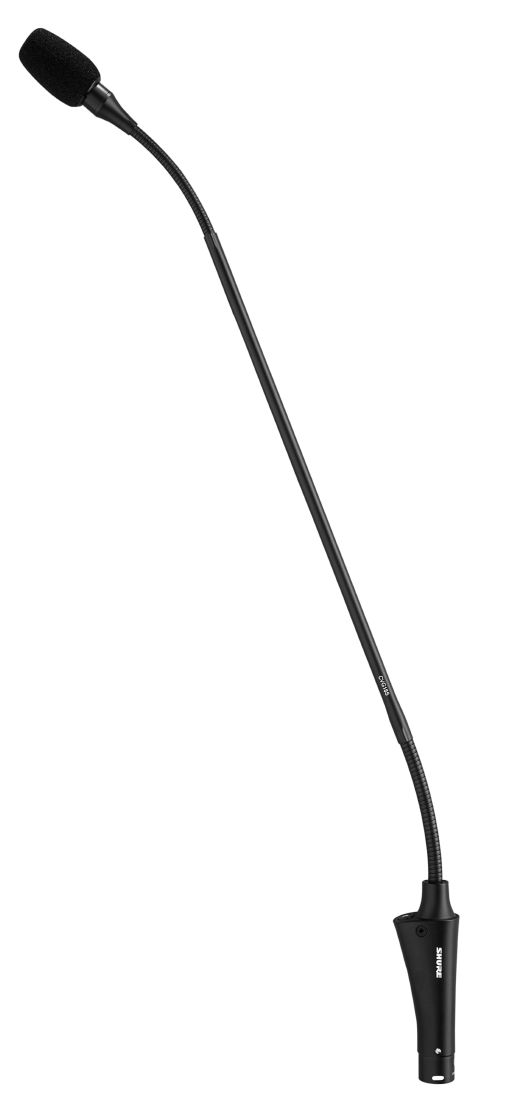 SHURE CVG18-B/C конденсаторный кардиоидный микрофон на гибком держателе, встроенный преамп, черный, 