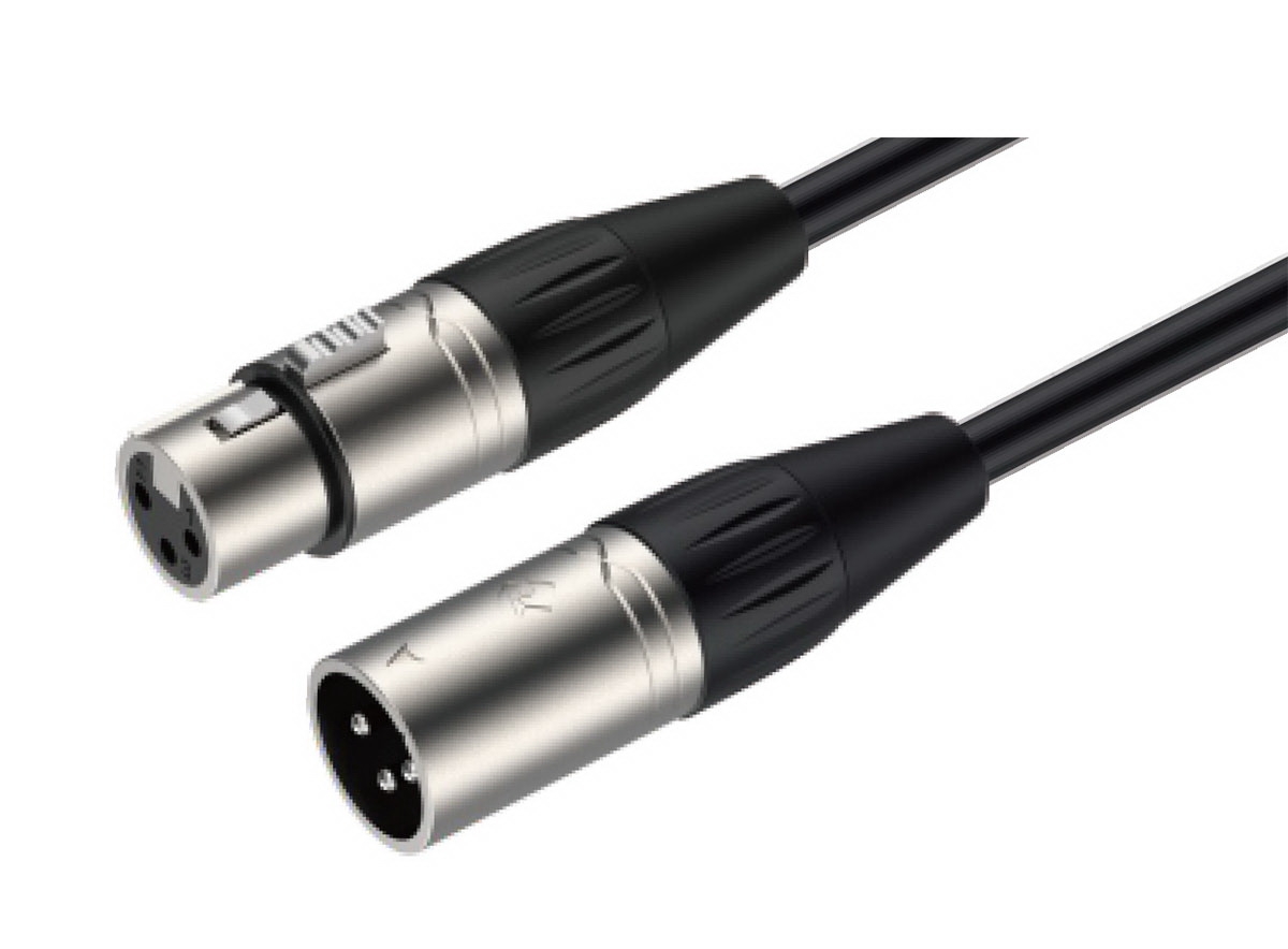 ROXTONE SMXX200/2 кабель микрофонный (2x0,22mm2, D: 6мм), XLR(3P)(RX3FP-NT) - XLR(RX3MP-NT), 2м