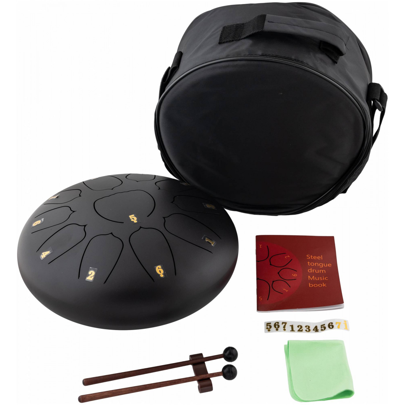 BEE DF1107 BLACK - Барабан язычковый Глюкофон