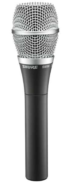 SHURE SM86 - конденсаторный кардиоидный вокальный микрофон