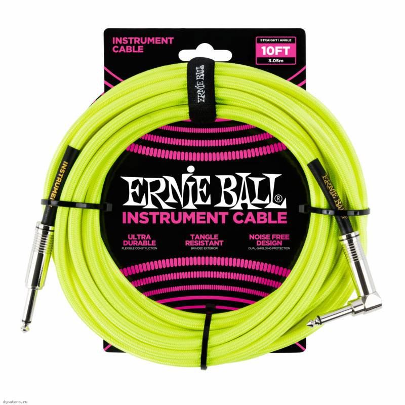 ERNIE BALL 6080 Инструментальный кабель 3m