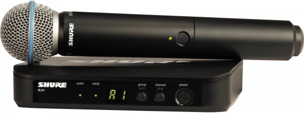 SHURE BLX24E/B58 M17 662-686 МГц - вокальная радиосистема с ручным динамическим микрофоном Beta 58