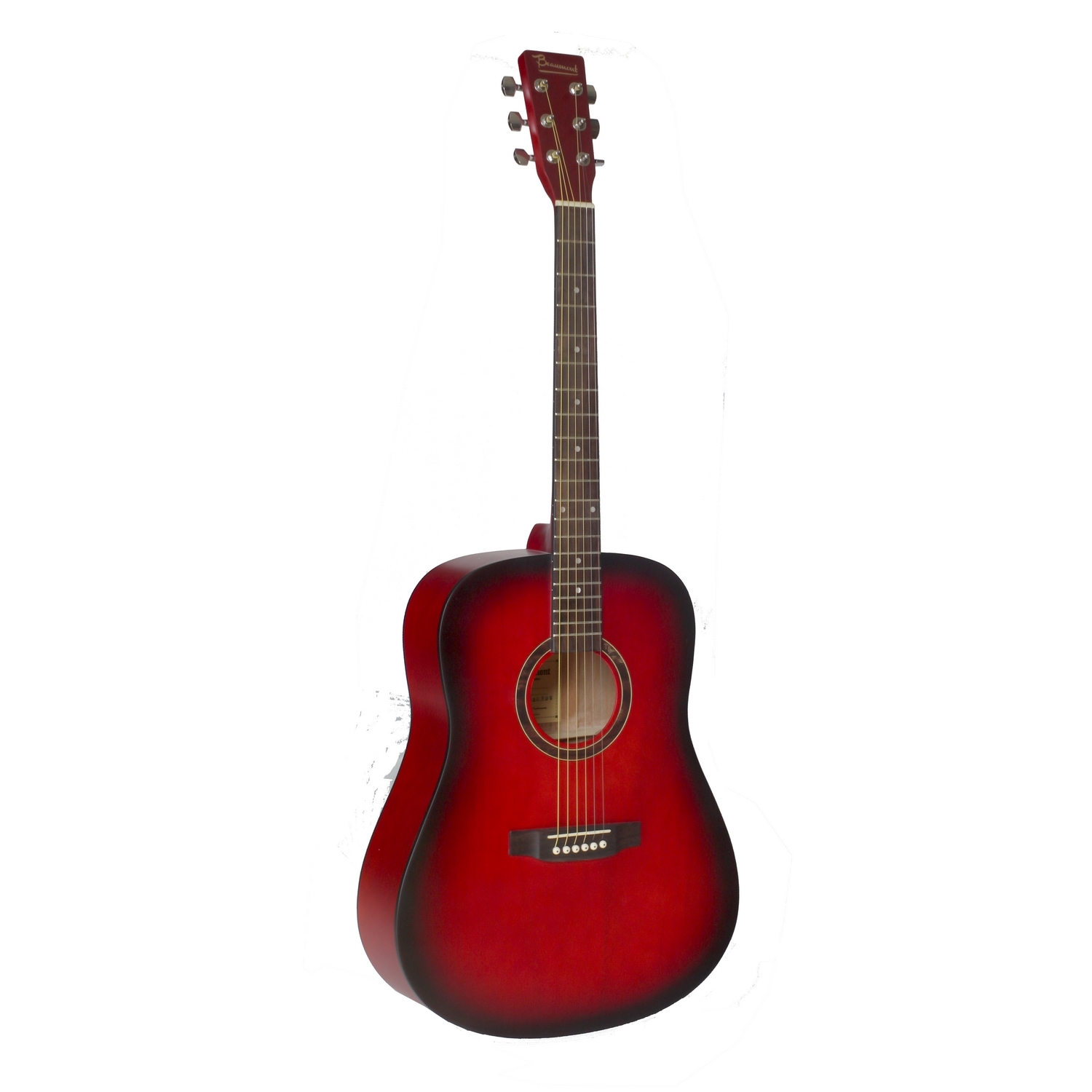 Beaumont DG80 RDS - Акустическая гитара, корпус дредноут, цвет red sunburst , матовый