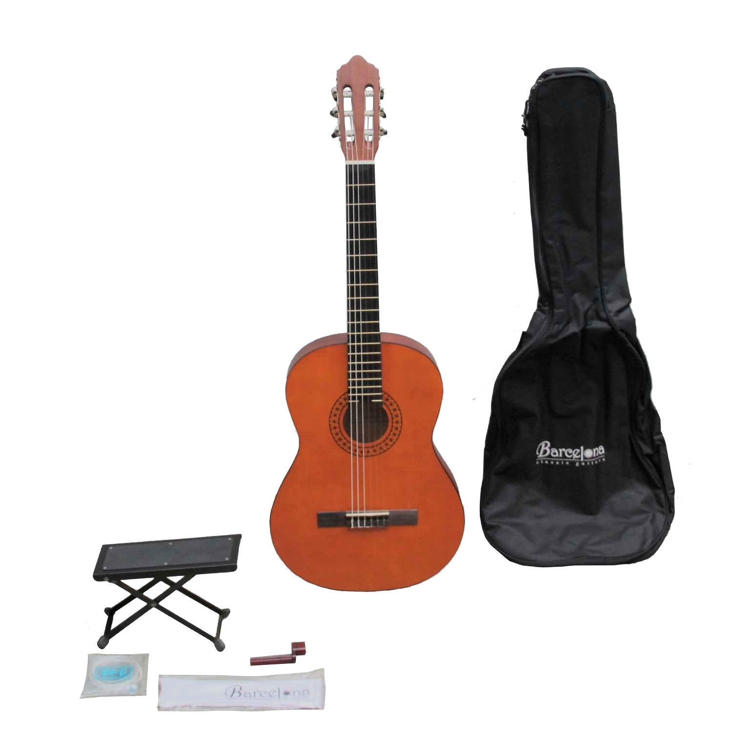 Barcelona CG11K/NA - Набор:Классическая гитара, чехол, подставка, струны