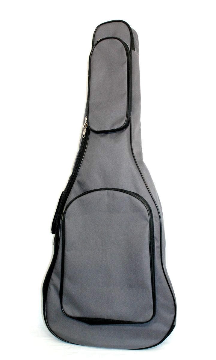 MEZZO MZ-ChGC-3grey/b Чехол для классической гитары, серый вставки черные